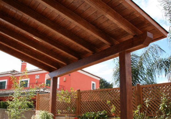 Pergolas de madera para exteriores